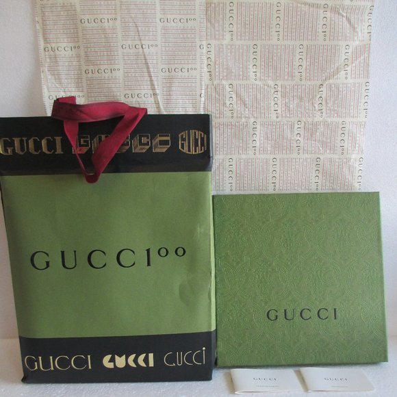 5 PC GUCCI GIFT BOX & BAG BUNDLE - Picture 12 of 16